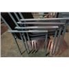 Image 2 : Four metal patio chairs