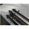 Image 2 : 4 wrought iron 37" rod with spear ends