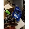 Image 2 : 2 BOXES ESTATE GOODS, SOLAR LAMP, GLASSES, ETC