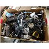 Image 2 : TRAY OF POWER SUPPLIES, AV CABLES, ELECTRONICS
