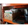 Image 1 : 2 BOXES OF CARD STOCK, SCRAP BOOKS, PHOTO ALBUMS
