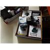 Image 2 : 2 TRAYS OF ELECTRONICS, DUMMY SECURITY CAMERAS