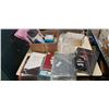 Image 1 : LOT OF FEATHER COLLARS, MAKEUP ORGANIZER, TOQUE, MOUTH GUARDS, ETC