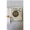 Image 2 : 3 CANADIAN SILVER 25 CENT 1936 LAST KING GEORGE V, 1973 FIRST KING GEORGE VI  AND 1938  .800 SILVER 