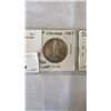 Image 2 : 3 CANADIAN 50 CENT 1967  .800 SILVER AND 1968-1969