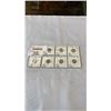 Image 1 : 7 CANADIAN KING GEORGE VI SILVER DIMES 1945-1952  .800 SILVER
