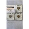 Image 2 : 7 CANADIAN KING GEORGE VI SILVER DIMES 1945-1952  .800 SILVER
