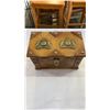 Image 8 : EASTERN METAL DRESSER BOX, WOOD JEWELRY BOX AND  METAL DRESSER BOX
