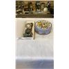 Image 1 : TRAY AND TIN OF VARIOUS SILVER TONE JEWELLERY
