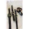 Image 2 : LADIES GUESS ROSE GOLD WATCH AND BAG OF VINTAGE WATCHES