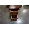 Image 2 : ROLLING SHELF WITH 2 WICKER DRAWERS