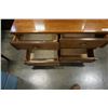 Image 2 : WALNUT 6 DRAWER DRESSER WITH MIRROR