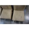 Image 3 : 3 MICROFIBER DINING CHAIRS