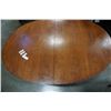 Image 2 : Vintage walter wabash MCM walnut dining table with 2 leaves