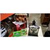 Image 1 : DECORATIVE LANTERN,SWIFFER SWEEPER AND CANNISTER SET