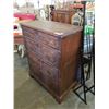 Image 2 : VINTAGE 4 DRAWER CHEST OF DRAWERS MADE OF SOLID APPALACHIAN OAK
