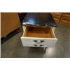 Image 1 : PAINTED FRENCH PROVINCIAL 1 DRAWER NIGHTSTAND