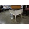 Image 3 : PAINTED FRENCH PROVINCIAL 1 DRAWER NIGHTSTAND