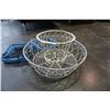 Image 2 : Decorative metal basket, planter, TP holders and hooks