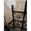 Image 2 : FLAG HOLDER APPROX 10 FOOT TALL, 64 INCHES WIDE LARGE ARCHITECTURAL OUTDOOR SCREEN DIVIDER WITH FLAG