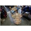 Image 1 : Decorative metal folding shelf needs repair