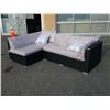 Image 2 : BRAND NEW PREMIUM OUTDOOR SECTIONAL RETAIL $1199 W/ LIGHT GREY CUSHIONS - MADE W/ POWDER COATED ALUM