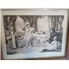 Image 2 : TEAK FRAMED ANTIQUE PRINT