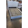 Image 2 : BRAND NEW HUSKY "MEGAN" QUEENSIZE GREY FABRIC BEDFRAME