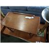 Image 2 : WOOD TEAK FINISH SIDE TABLE