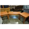Image 1 : 3 PIECE COFFEE AND ENDTABLE SET