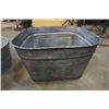 Image 3 : 2 GALVANIZED WASH TUBS