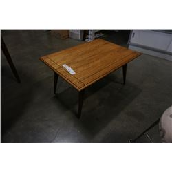 Vintage walnut MCM side table