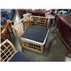 Image 3 : 2 PIECE RATTAN LOVESEAT/CHAIRS