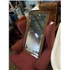 Image 1 : Framed bevelled glass mirror