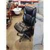 Image 1 : LEATHER ADJUSTABLE OFFICE CHAIR