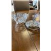 Image 6 : 2 FOOTED CRYSTAL BOWLS