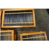 Image 4 : 5 Rattan and wood storage cases