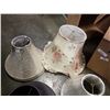 Image 3 : 6 VINTAGE LAMP SHADES