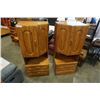 Image 1 : PAIR OF OAK SIDE CABINETS