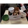 Image 1 : Box of various planters