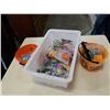 Image 1 : OVER 25 PACKAGES OF TOYS - MOSTLY HALLOWEEN FIGURES AND CONTAINERS