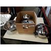 Image 1 : BOX OF POTS, MIXING BOWL