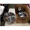 Image 2 : BOX OF POTS, MIXING BOWL