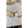 Image 3 : MYOTT GRAVY BOAT AND TRAY, 2 CHINA TEACUPS, PLATTERS AND VINTAGE IRON