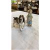 Image 1 : ROYAL DOULTON DOG FIGURE AND OCCUPIED JAPAN FIGURE
