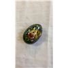 Image 2 : 5 PAINTED EGGS AND 24KT GOLD TRIM CHOKIN PLATE