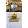 Image 4 : HUMMEL FIGURE, BALLOON MUSIC BOX AND GLASS BELL