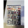 Image 1 : SET OF 6 NHL SERIES 3 2002 STAMP CARDS TIM HORTON, GUY LAFLEUR, HOWIE MOREZ, GLEN HULL, RED KELLY, P