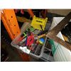 Image 2 : BIN OF TOOLS AND POWER TOOLS