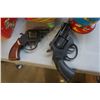 Image 2 : VINTAGE WOOD TOYS, WWE FIGURE, COIN BANK, CRUSH BOTTLE AND CAP GUNS
